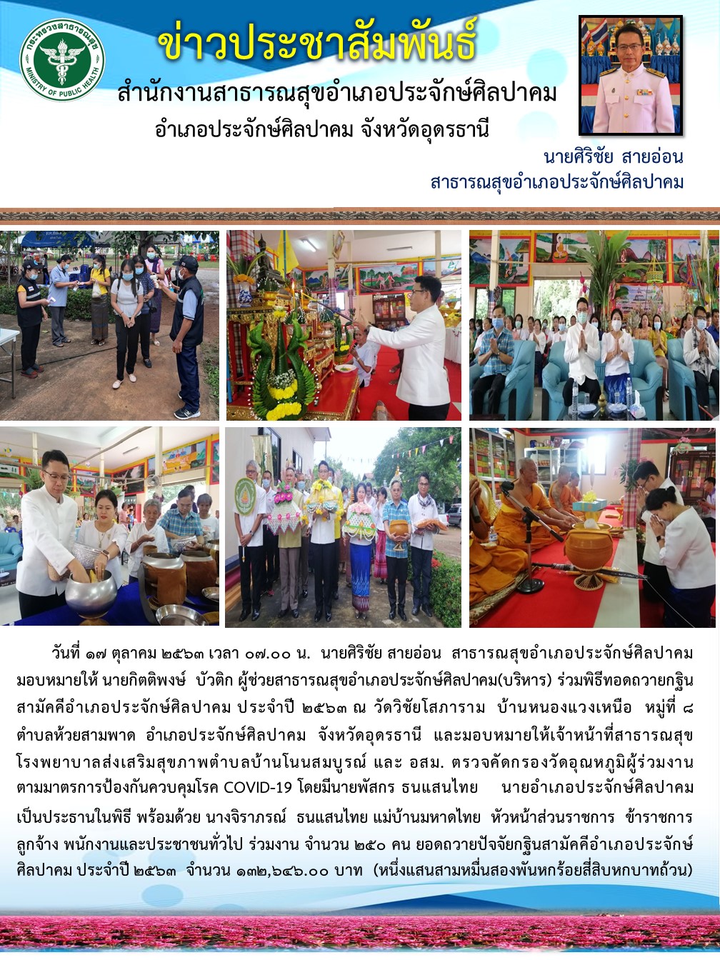 Read more about the article ทอดกฐิน อ.ประจักษ์