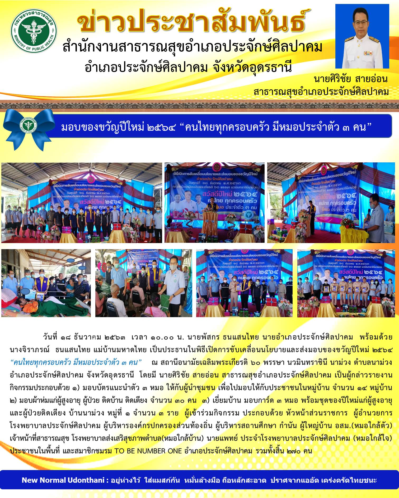 You are currently viewing คนไทยทุกครอบครัวมีหมอประจำตัว 3 คน