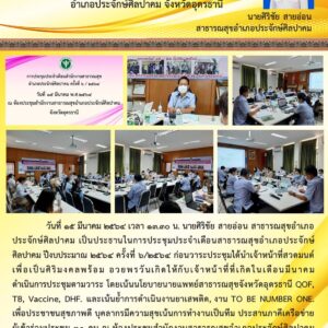 Read more about the article ประชุมประจำเดือน มีนาคม 2564