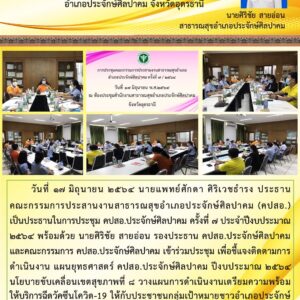 Read more about the article ประชุม คปสอ.ประจักษ์